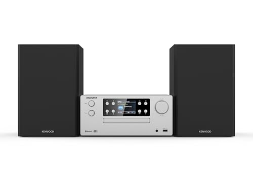 KENWOOD, Sistema Micro HiFi Stereo M-925DAB, con Sintonizzatore Radio DAB+, FM, Lettore CD e Presa...