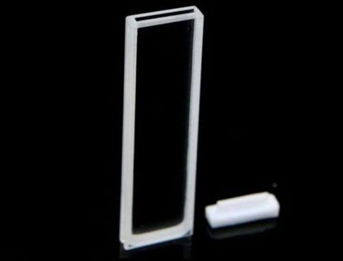 Standard 1mm lightpath Quartz cuvettes 0.35ml Spectrometer w/PTFE Stopper