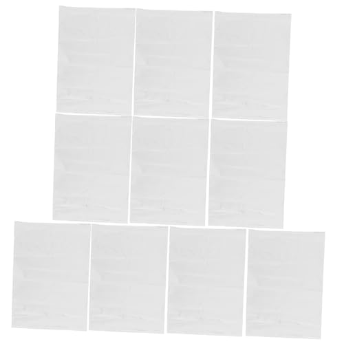 CHILDWEET 10pcs Transparent Storage Bags for Clothes Plastic Garment Bags for Closet Organization Capacity for Travel Moving and Packaging