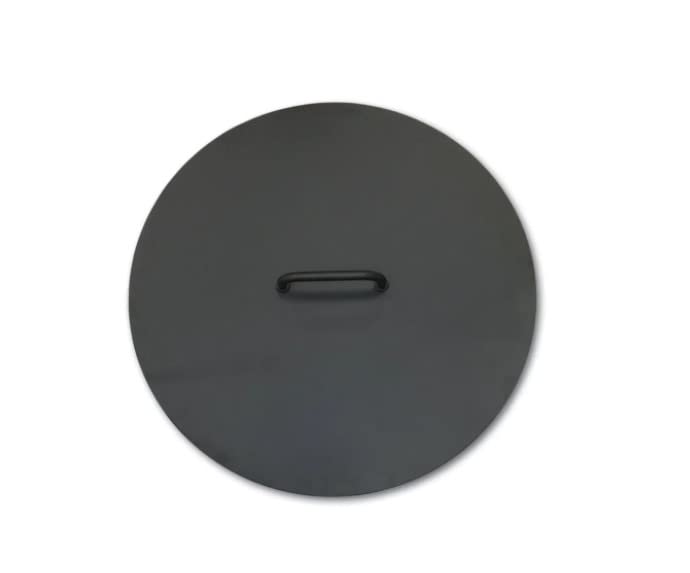 BonFeu LID Ø80 cm for BonFeu BonBiza Black - Steel - Lid for Fire Bowl - Fire Pit - Outdoor Heater & Fire Pits - BonFeu Accessories - 80x80x9 cm