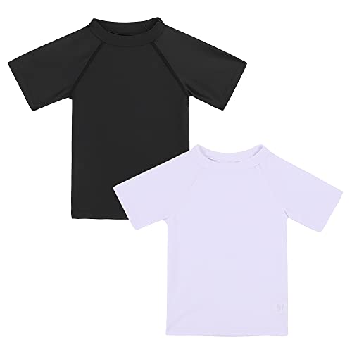 Rashguard enfant UPF 50+ t-shirt anti-UV à manches courtes pour la plage et le surf