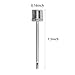 tiggell Air Pump Needles for Balls Inflator Needles for Soccer Basketball Football Volleyball Equipment Rugby Balls Replacement Pins with Storage Box (30, Silver)