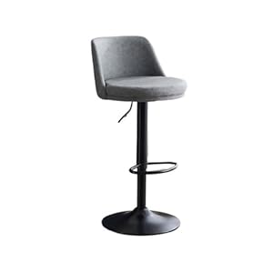 Hhaoran-9868 LUCBEI Stołek Barowy Szary Regulowany