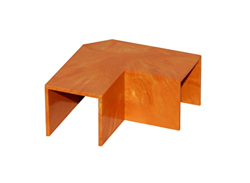 Ángulo plano para canaleta color roble 40 x 20 mm Cover