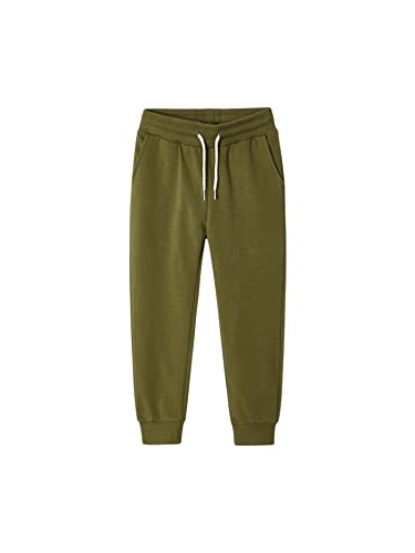 Mayoral Basic Cuffed Fleece Trousers for Boys Olive