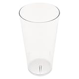 GET 6624-1-CL-EC BPA-Free Stackable Restaurant Style Plastic Tumblers, 24 Ounce, Clear (Set of 4)