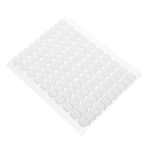 FOMIYES シート10枚 ネイルジェル 両面ネイル接着剤 ネイルラインストーン接着剤 ゼリー粘着タブ 爪用粘着タブ 両面グルーネイルステッカー 爪タブ アクリル Transparent