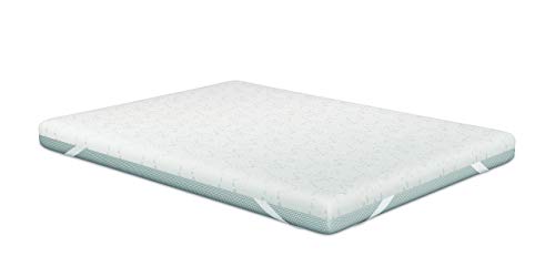 Naturalia Topper Viscoelástico Memory, Blanco, 90 x 190 cm, 6