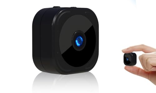 Generico Telecamera di Sicurezza WiFi 1080P HD, Videocamera Interna con Visione Notturna 10m, Rilevamento Movimento, Batteria Ricaricabile, Controllo App