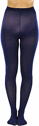 Image of ToBeInStyle Women's Nylon Solid Opaque Pantyhose Tights