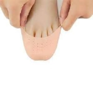 Skyzone 1Pair Finger Protector Silicone Gel Pointe Toe Cap Cover For Toes Soft Pads Protectors for Pointe Ballet Shoes Feet Care Tools 4