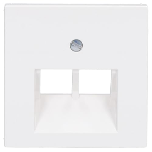 JUNG Abdeckung für IAE/UAE-Anschlussdosen 1 x 8-polig, Thermoplast, Serie AS/A, alpinweiß, A 569-1 BFPLUA WW