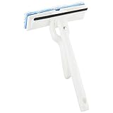 アズマ工業(Azuma Industrial) 窓・網戸 楽絞りワイパーH ハンディタイプ 洗剤いらずで窓も網戸もこれ1本 ガラスワイパー スクイジー 網戸ブラシ 拭き幅18cm 水切り幅17cm 全長29cm AZ348