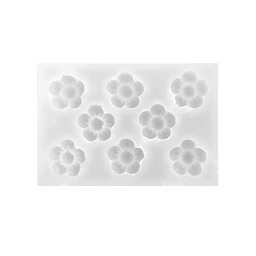 Moldes de chocolate para postres con forma de flor, herramientas de decoración de pasteles de silicona para hornear en la cocina