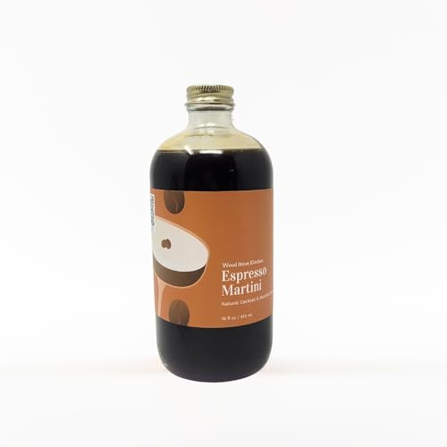 Wood Stove Kitchen - Espresso Martini Mixer, Cocktail Enhancer, Mocktail Magic for Delectable Concoctions - Stir, Sip, and Effortlessly Create with Distinctive Flavors - Silky and Luxurious, 16 oz