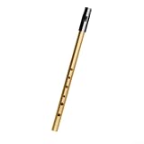 Irish Tin Whistle aus Metall in C oder D – 6-Loch Blockflöte für