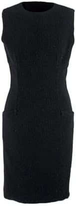 Pre-Loved Valentino Black Boucle Midi Dress