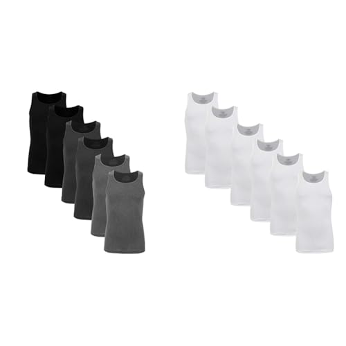 Listado de Playeras Rinbros , listamos los 10 mejores. 49 Rinbros Ropa Interior Caballero Camiseta Triple Tecnología Algodón Hombre + Camiseta de Tirantes