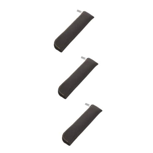 CALLARON 3 Piezas Funda para Bolígrafo de Insulina Resistente de Sintética PU Estuche Portátil Antirrayaduras para Transportar y Proteger Bolígrafo Accesorio Práctico para Negro