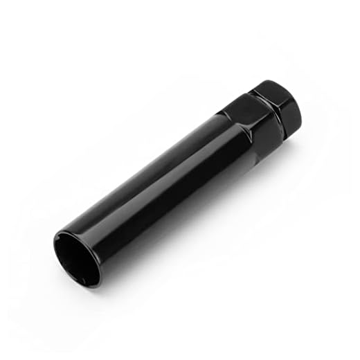 6 Spline Tuner Lug Nuts Socket Tool Key for Six Point Spline Wheel Lock Lugnuts key for Wrench with 3/4”(19mm) & 13/16”(21mm) Hex Compatible with 12x1.5 12x1.25 1/2"x20 Thread Size Lug nuts, 1Pc Black
