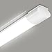 Plafoniera LED Tubo Neon LED 120cm 36W IP66 Impermeabile Plafoniere LED Lampada da Soffitto Plafoniera Luce Tubo LED Bagno Ufficio Officina Garage Seminterrato Magazzino Supermercato Corridoio