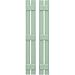 Ekena Millwork ARW401SB207X75SGH Americraft Two 3 Exterior Real Wood Spaced Board-n-Batten Shutters (Per Pair), Seaglass