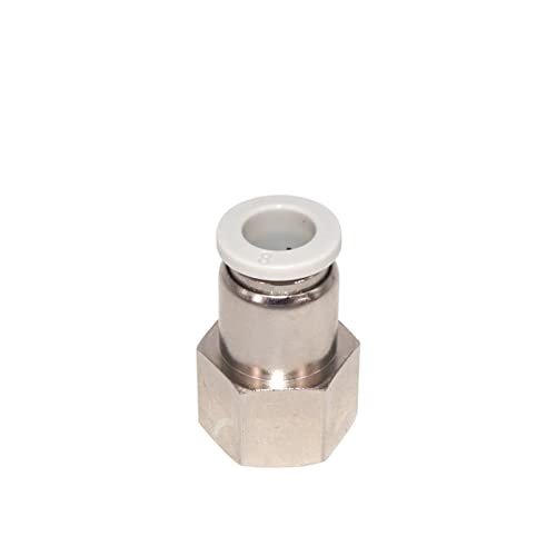 Conectores de tuberías de aire de 12 mm con rosca hembra de 1/2" para sistemas neumáticos 7