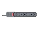 Kensington Guardian 6 Outlet & 4-Foot Cord Standard Power Strip (K38214NA)