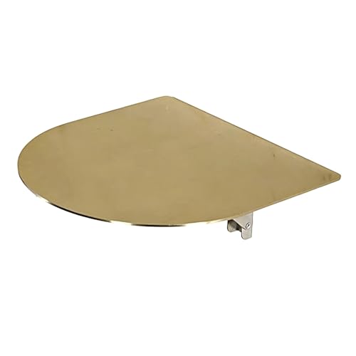 Mesa de pared plegable, mesa flotante moderna de acero inoxidable para cafetería, restaurante, oficina en casa, diseño que ahorra espacio, montaje en pared, mesa auxiliar versátil