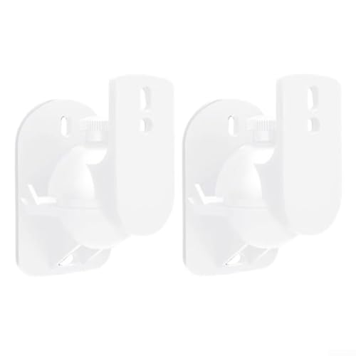 Morsetto regolabile affidabile per montaggio a soffitto per altoparlante satellitare, installazione rapida (bianco)