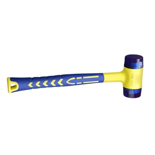 Professional Multifunctional Insulated Double Face Rubber Hammer With Coated Grip For Leather Handheld Tool