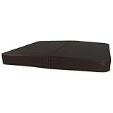 The Cover Guy Hot Tub Cover | Replacement Spa Covers with UV Protected Vinyl + High Density Foam | Energy-Saving Cover for All Climates | Fits Square Tubs with 82-84' Sides and 6' Corners | Black