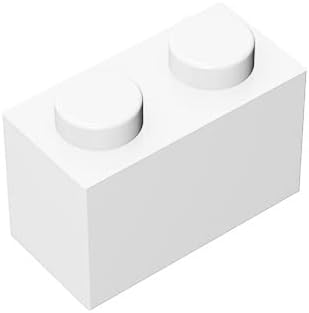 Vista 8 de Ladrillo de construcción clásico de 1 x 2, bloque de ladrillo a granel de 100 piezas, compatible con piezas y piezas 3004, juego creativo, 100%