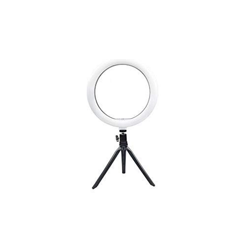 10 inch Ring Light Suit Beauty Live Light Make-up Light Self-portrait Photography Three-color Light (Desktop Stand)