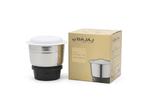 Image of Bajaj Original 180ml Chutney Grinding Jar Compatible with 50+ Bajaj and MR Mixer Grinder Models, Original Replacement Jar Assembly