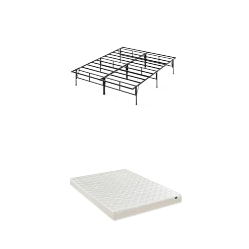 ZINUS�y�Z�b�g�����zZinus (�W�k�X) ���^�� �x�b�h�t���[�� Easy to Assemble SmartBase �u���b�N�H��s�v + 15cm �x�[�V�b�N �|�P�b�g�R�C���}�b�g���X �z���C�g �Z�~ �_�u��/�h��/�p�C�v/���[�X�y�[�X/�H��t��
