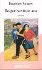 Des gens sans importance 2907217488 Book Cover
