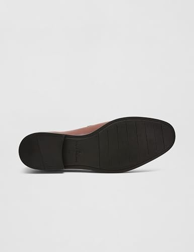Image of Louis Philippe Men Premium Leather Breathable Lining Material Anti Slip with Heel TPR Sole Formal Slip-on Shoes