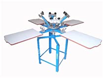 Ghostec Four Color Four Station Screen Printing Machine