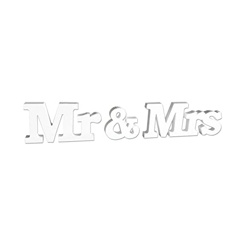Décoration de Mariage de Lettres Mr & Mrs,Mr & Mrs Lettres Décoration,Mr & Mrs Signe,Lettre en Bois Mr & Mrs,Mr & Mrs Décoration,Mr & Mrs Wedding Sign,Lettre signe pour le mariage Table Decor