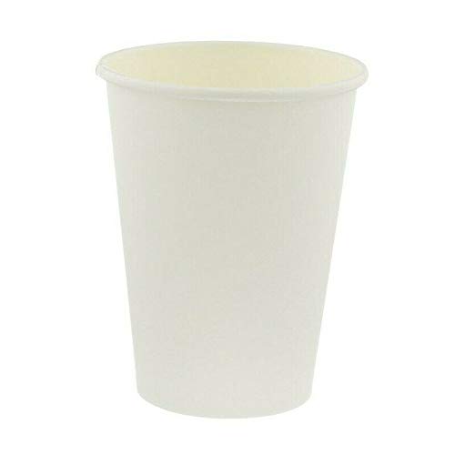 We Can Source It Ltd - White Paper Coffee, Tea and Water Cup - Perfect for Water Coolers, Recyclable 7oz Biodegradable Cups, Ideal for Home, Cafe, Work, Parties or Outdoors - Pack of 200