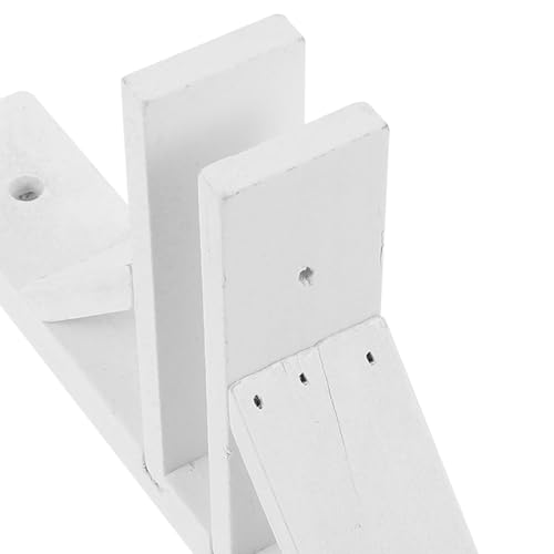 Bases para Vallas de Madera Clara Ciieeo con Soporte Resistente de Exterior para Jardín 3