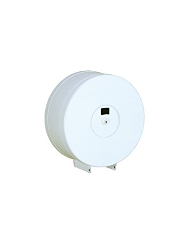 ROSSIGNOL Distributeur de papier hygiénique 400m en métal blanc époxy - Diamètre 29 cm