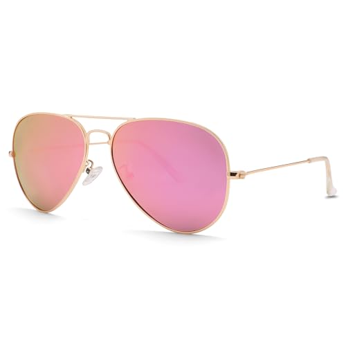 Image of Pro Acme Aviator Sunglasses for Men Women Classic Polarized UV400 Protection