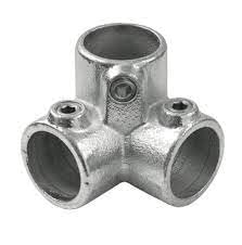 5pcs Iron 3 Way Pipe Fitting Joint 90 Degree Side Outlet Elbow Water Pipe Tube Adapter Connectors ide Outlet Elbow Pipe Fitting