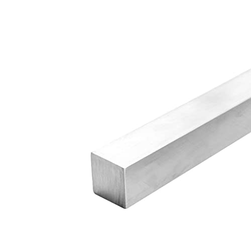 1pcs 304 Stainless Steel Square Bar Rod Length 100mm, 3MM 4MM 5MM 6MM 7MM 8MM 10MM 12MM 14MM 16MM 18MM Square Bars (Size : 4mm x 4mm 100mm)