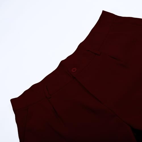 Pantalon durable pour homme en rouge taille L à coupe droite