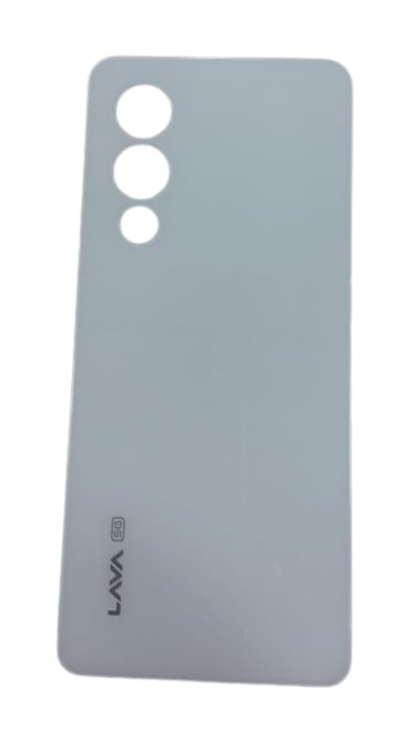 Image of INCREDIBLEINDIA Back Glass Panel Body Panel Back Door Panel Compatible with Lava Storm 5G : (White)