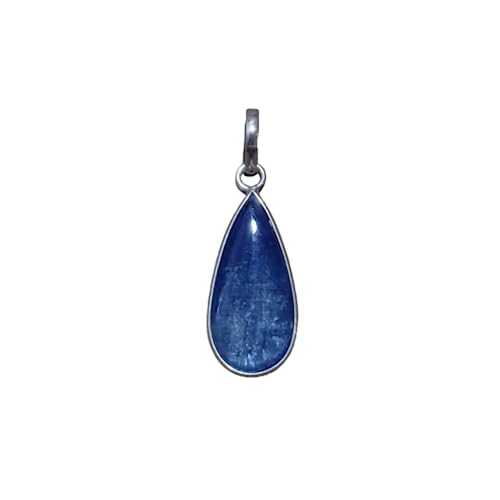 Pendentif kyanite poire argent pour sublimer vos fêtes