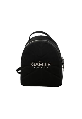 Sac à dos noir Gaelle Paris en simili cuir compact pour libérer vos mains avec élégance